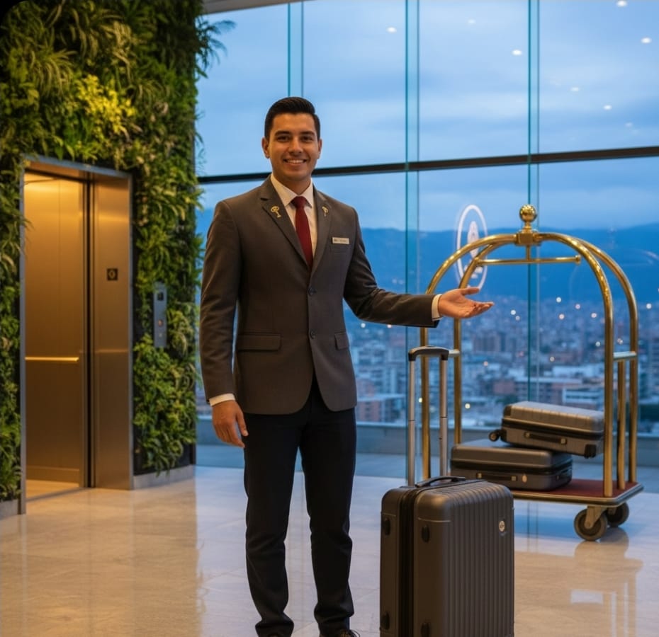 Anfitrión de Bienvenida y Gestión de Equipaje